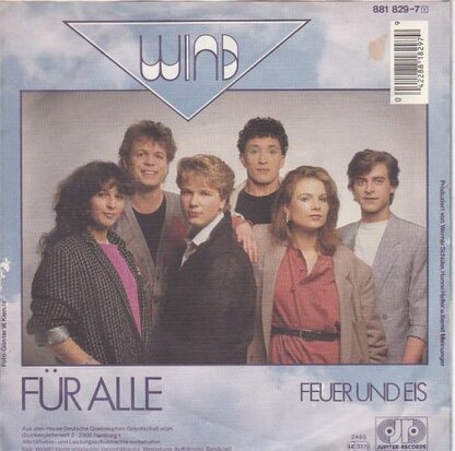 Wind - Fur alle + Feuer und eis (Vinylsingle)