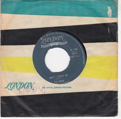 Pat Boone - Anastasia + Don't forbid me (Vinylsingle)