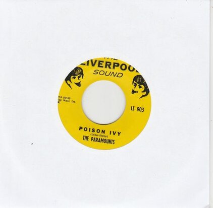 Paramounts - Poison Ivy + I Feel Good All Over (Vinylsingle)