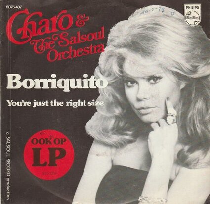 Charo & The Salsoul Orchestra - Borriquito + You're Just The Right Size (Vinylsingle)