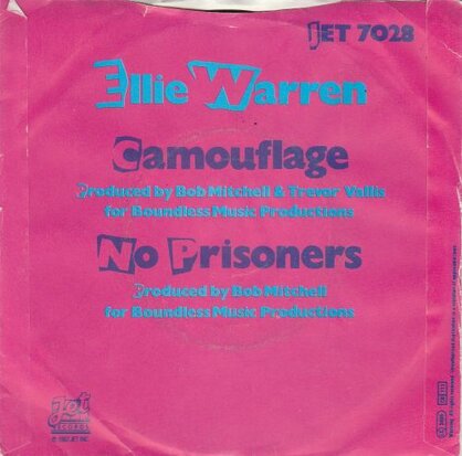 Ellie Warren - Camouflage + No Prisoners (Vinylsingle)