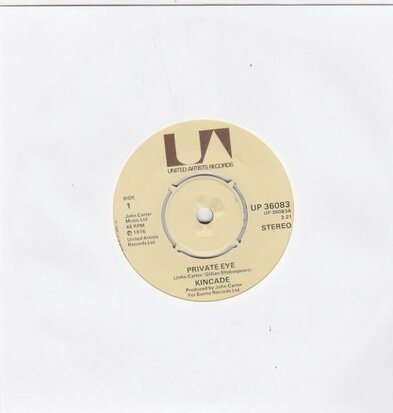 Kincade - Private Eye + Reason And Rhymes (Vinylsingle)