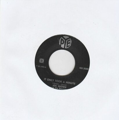 Joe Brown - It Only Took A Minute + That's What Love Will Do (Vinylsingle)