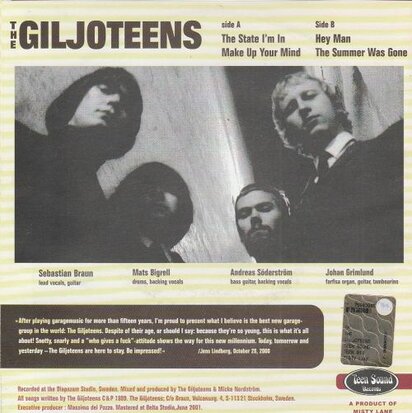 The Giljoteens - The State I'm In (EP) (Vinylsingle)