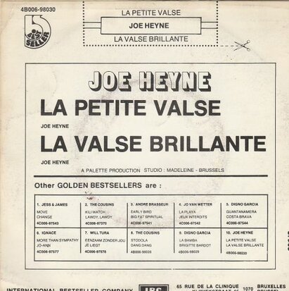 Joe Heyne - La Petite Valse + La Valse Brilliante (Vinylsingle)