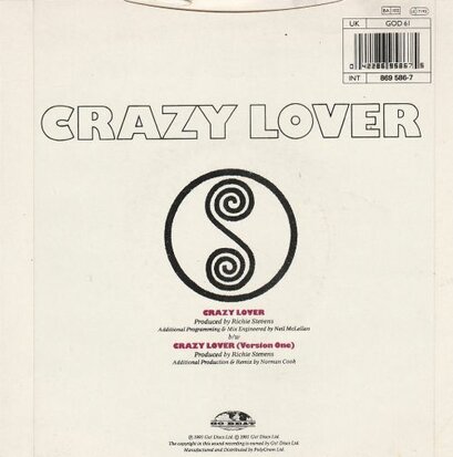 Sound Systemme - Crazy Lover + Go Beat! (Vinylsingle)