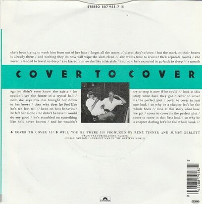 Julian Dawson - Cover To Cover + Will You Be There (Vinylsingle)