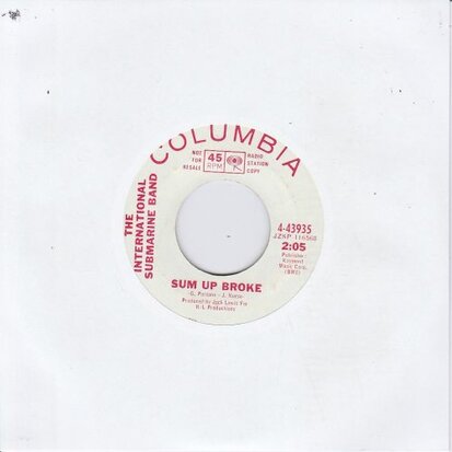 International Submarine Band - Sum Up Broke + One Day Week (Vinylsingle)