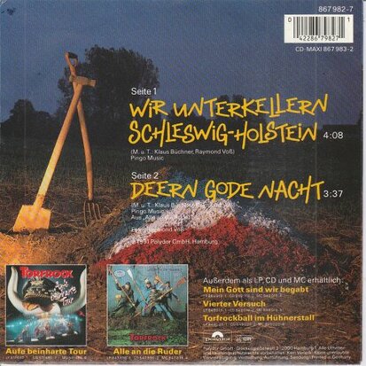 Torfrock - Wir Unterkellern Schleswig-Holstein + Deern Gode Nacht (Vinylsingle)