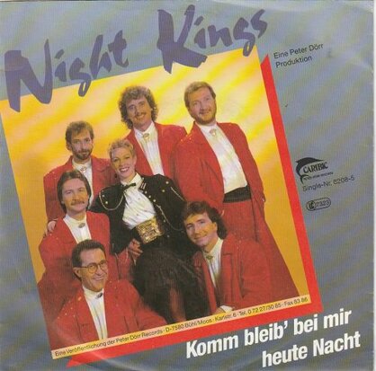 Night Kings - Komm Bleib' Bei Mir Heute Nacht + (Original - Playback) (Vinylsingle)