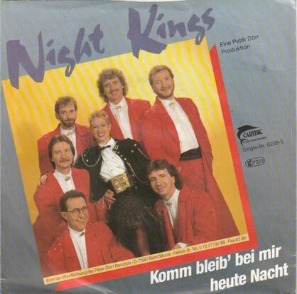 Night Kings - Komm Bleib' Bei Mir Heute Nacht + (Original - Playback) (Vinylsingle)