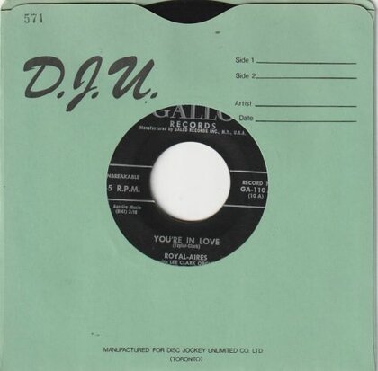 Royal Aires - You're in love + Please don't leave me know (Vinylsingle)