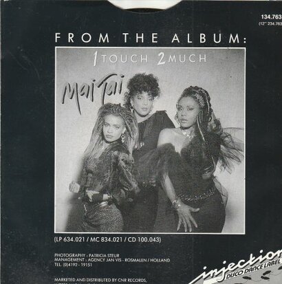 Mai Tai - 1 touch 2 much + Inch by inch (Vinylsingle)