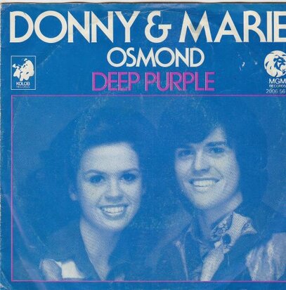 Donny & Marie Osmond - Deep purple + Take me back again (Vinylsingle)