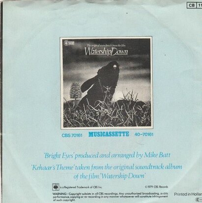 Art Garfunkel - Bright eyes + Kehaar's theme (Vinylsingle)