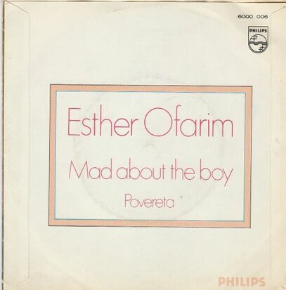 Esther Ofarim - Mad About The Boy + Poverta (Vinylsingle)