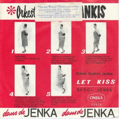 Gudrun Jankis - Let kiss + Skool Jenka (Vinylsingle)