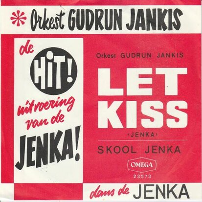 Gudrun Jankis - Let kiss + Skool Jenka (Vinylsingle)