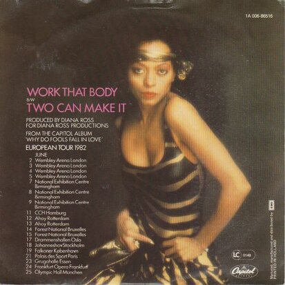 Diana Ross - Work that body + Two can make it (Vinylsingle)