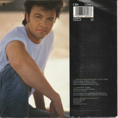 Paul Young - Softly whispering I love you + Leaving home (Vinylsingle)