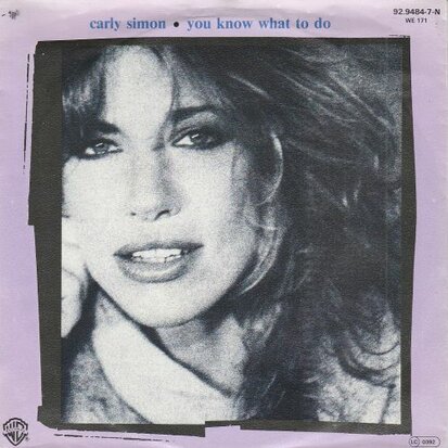 Carly Simon - You Know What To Do + Orpheus (Vinylsingle)