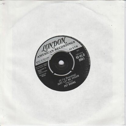 Pat Boone - Johhny Will + Just let me dream (Vinylsingle)