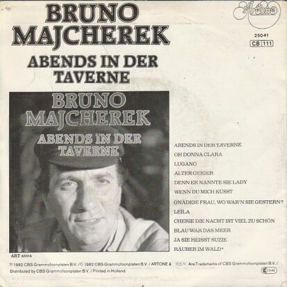 Bruno Majcherek - Oh, Donna Clara + Cherie die nacht ist viel zu schon (Vinylsingle)