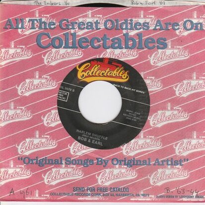 The Embers / Bob & Earl - Solitaire + Harlem Shuffle (Vinylsingle)