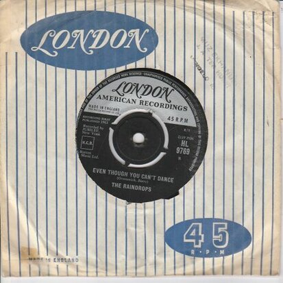 The Raindrops - The Kind Of Boy You Can't Forget + Even Though You Can't Dance (Vinylsingle)