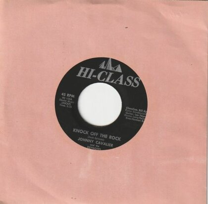 Johnny Cavalier - Knock off the rock + Rock 'n chair roll (Vinylsingle)