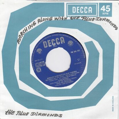 Blue Diamonds - Marching along with the Blue Diamonds (Vinylsingle)