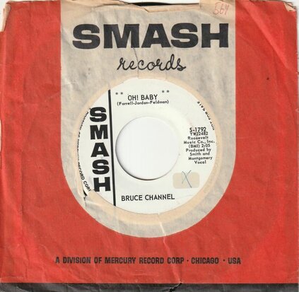 Bruce Channel - Oh baby + Let's hurt together (Vinylsingle)