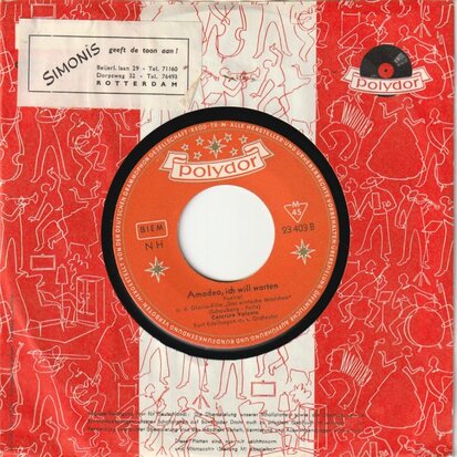 Caterina Valente - Tipitipitipso + Amadeo. ich will warten (Vinylsingle)