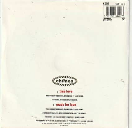 Chimes - True love + Ready for love (Vinylsingle)