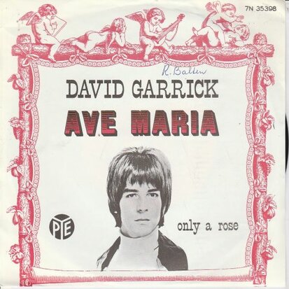 David Garrick - Ave Maria + Only a rose (Vinylsingle)