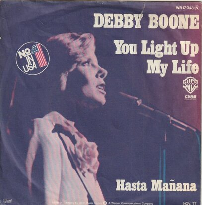 Debby Boone - You Light Up My Life + Hasta Manana (Vinylsingle)