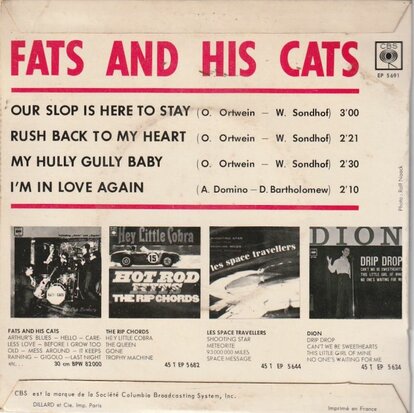 Fats and his Cats - Our slop is here to stay (EP) (Vinylsingle)