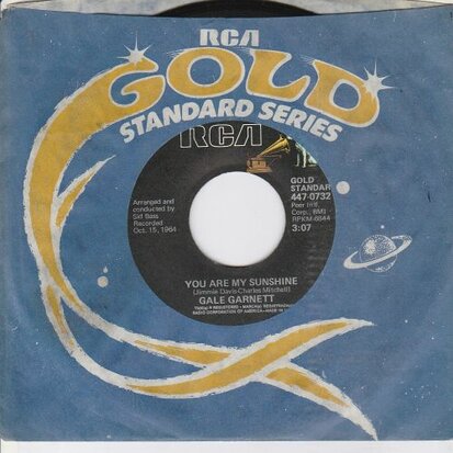 Gale Garnett - We'll sing in the sunshine + You are my sunshine (Vinylsingle)