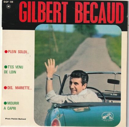 Gilbert Becaud - Plein Soleil (EP) (Vinylsingle)