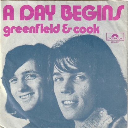 Greenfield & Cook - A day begins + Colourfull place (Vinylsingle)