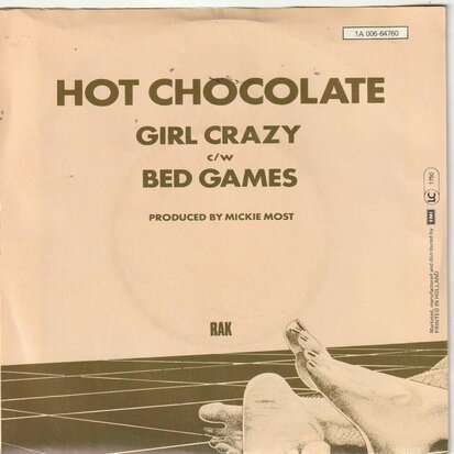 Hot Chocolate - Girl crazy + Bed games (Vinylsingle)