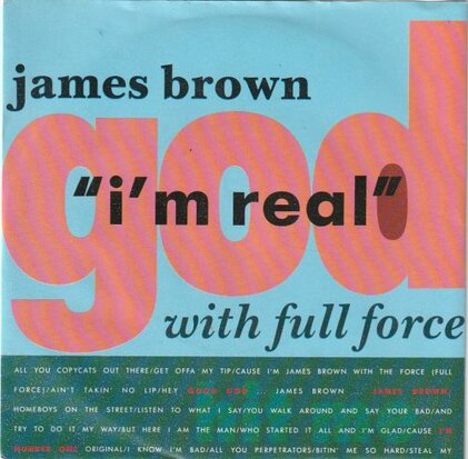 James Brown - I'm real + Keep keepin' (Vinylsingle)