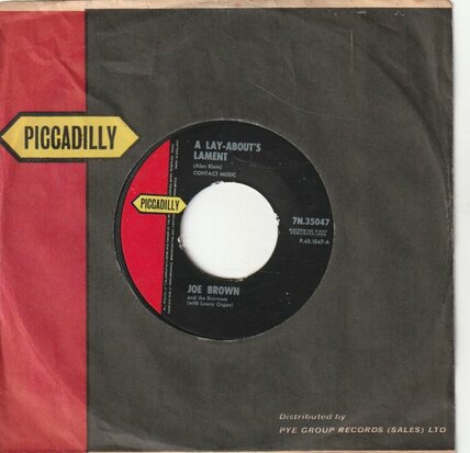 Joe Brown - A lay-about's lament + A picture of you (Vinylsingle)