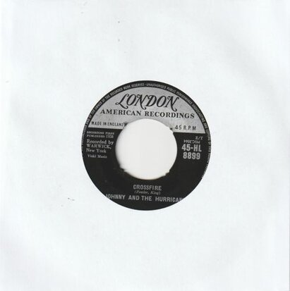 Johnny & the Hurricanes - Crossfire + Lazy (Vinylsingle)