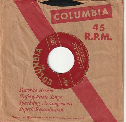 Johnny Ray - Yes tonight Josephine + No wedding today (Vinylsingle)