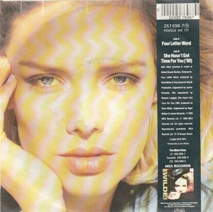 Kim Wilde - Four letter word + She hasn't got the time for (Vinylsingle)