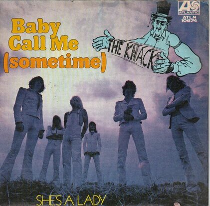 Knack - Baby call me + She's a lady (Vinylsingle)