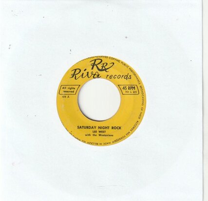 Lee West - Saturday night rock + I feel so lonely (Vinylsingle)