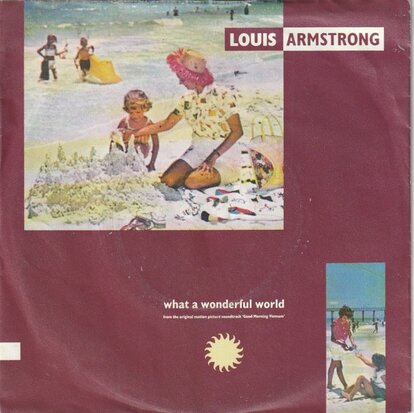 Louis Armstrong / Wayne Fontana - What a wonderful world + Game of love (Vinylsingle)