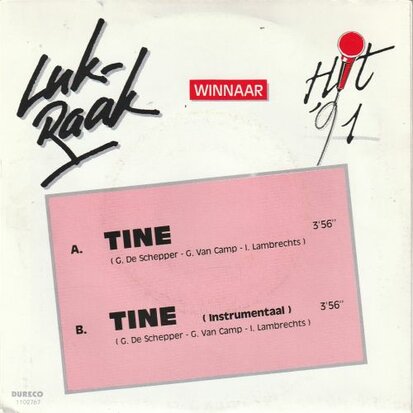 Luk-Raak - Tine + (instr.) (Vinylsingle)